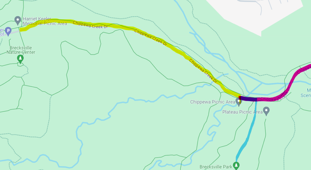 Chippewa Picnic Area Directions