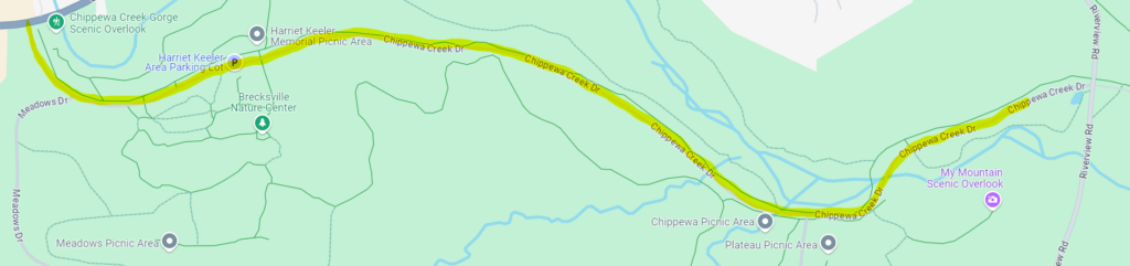 Brecksville Physical Fitness Trail Driving Directions