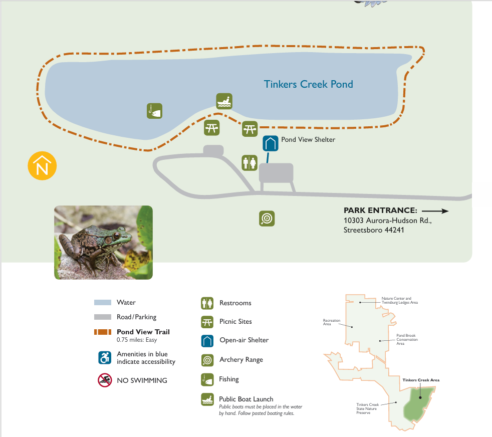 tinkers creek state park map