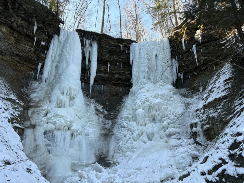 Twin Sisters Falls Cuyahoga Valley National Park