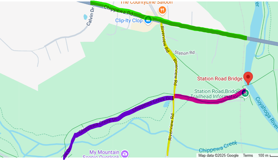 station road bridge driving directions