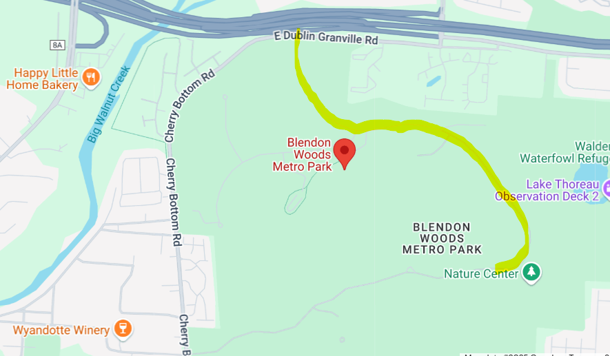 Blendon Woods Nature Center Driving Directions