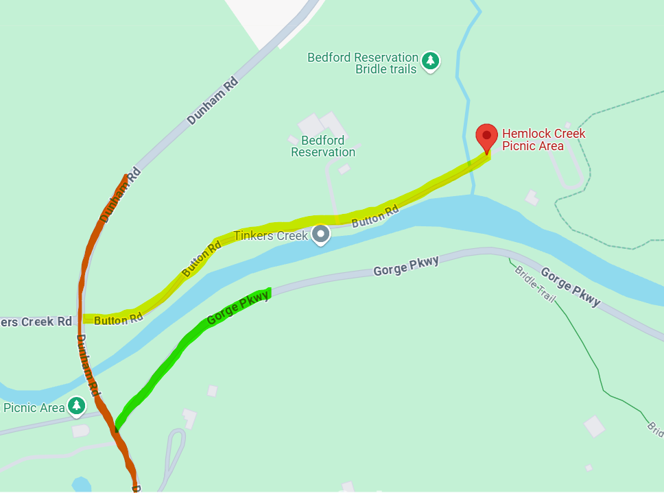 hemlock creek picnic area driving directions